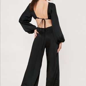 Nasty Gal size 8 jumpsuit, black